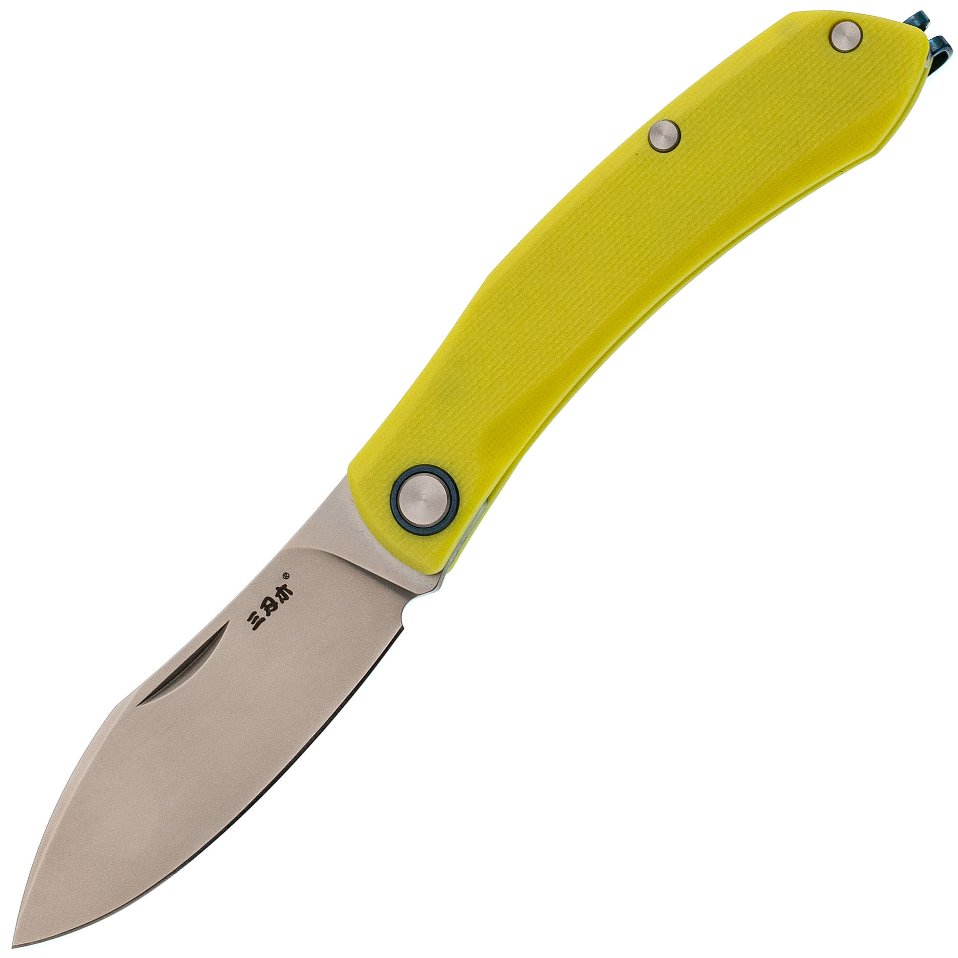 Складной нож Sanrenmu 7315-GP, сталь 12С27, рукоять G10, зелёный