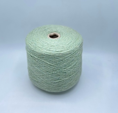 FILCOM (пр.Италия), art.Gioia, 3/15 500м/100 гр. 30% Меринос, 40%Кашемир 30%Шелк , цвет-Светло-зеленый меланж(386) арт-33285