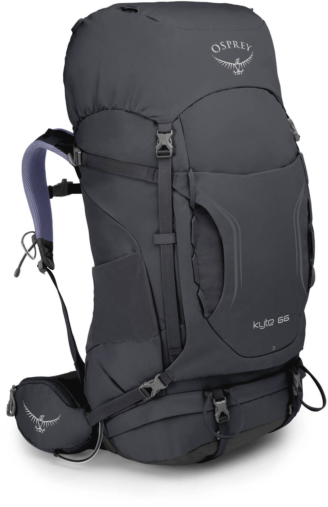 Kyte Рюкзак туристический женский Osprey Kyte 66 Siren Grey Kyte_66_S19_Side_Siren_Grey_web.jpg