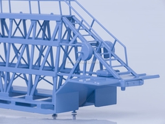 MAZ-200V with semitrailer NAMI-790 gray-blue AutoHistory 1:43