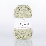 Пряжа Infinity Alpaca 0723 оливковый меланж