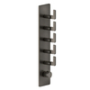 Gessi Inciso 58210#299 Встраиваемый термостатический смеситель на 5 источников, резьба 3/4" (внешние части), цвет: nero XL