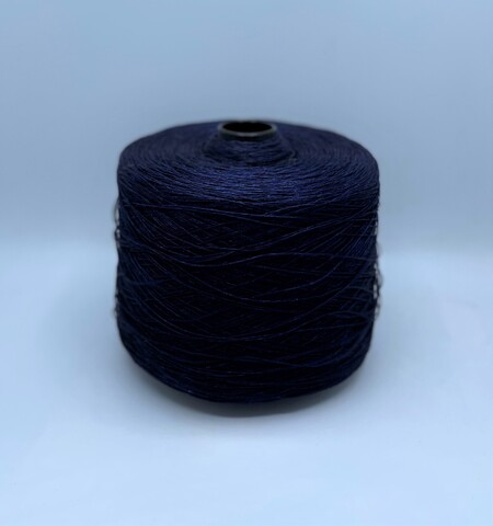 Бобинная пряжа (пр.Италия), art-Frescolino 430м/100гр. 100%Лен, цвет-Синие чернила, арт.22985