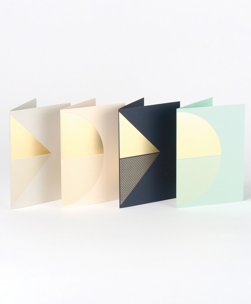 Открытка Reflex Card Brass & Navy