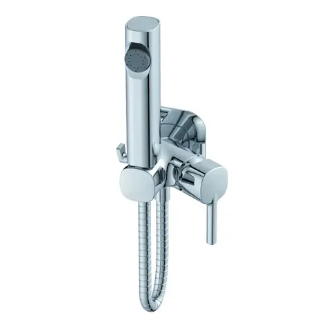 Смеситель с гигиеническим душем HAIBA HB5518 хром