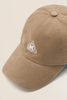 Кепка Kultura Logo K garment - dyed бежевый