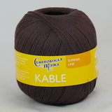 Пряжа Семеновская Kable (Кабле) 191109 махагон
