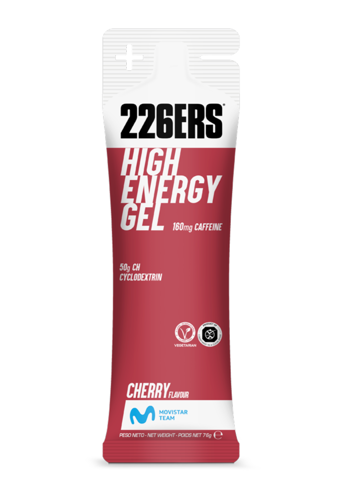 Высокоэнергетический гель с кофеином 226ERS High Energy 76 г вишня