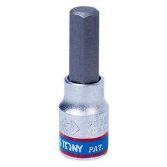 KING TONY (203507) Насадка (бита) торцевая 1/4", L = 37 мм, HEX, 7 мм