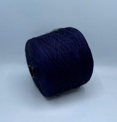 Бобинная пряжа (пр.Италия), art-Frescolino 430м/100гр. 100%Лен, цвет-Синие чернила, арт.22985