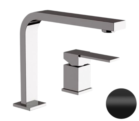 Remer Qubika Q57NO Смеситель для раковины, цвет: черный матовый