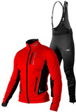 Детский Утеплённый лыжный костюм 905 Victory Code Speed Up Red с высокой спинкой