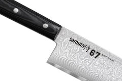 Нож кухонный Шеф 240мм Samura 67 Damascus SD67-0087M