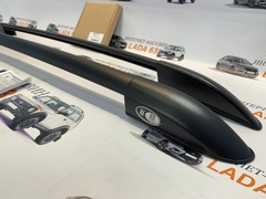Рейлинги для Лада 4х4, Урбан 3D со сверлением (черный)