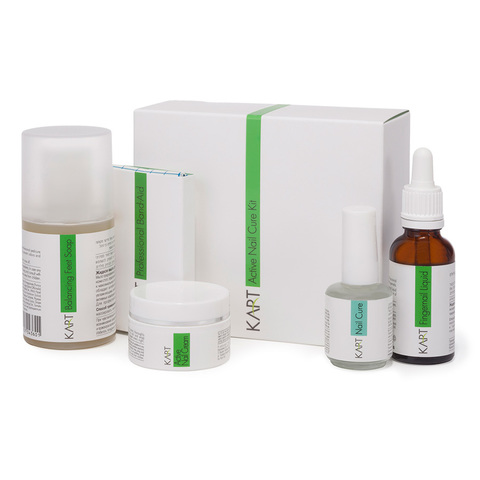 Набор противогрибковый для ухода за ногтями Kart Active Nail Cure Kit, 165 мл