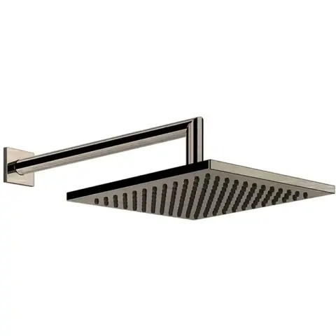 Gessi Emporio shower 47286#149 Душевая головка для настенного крепления, поворотная, с защитой от известкового налёта, цвет: Finox Brushed Nickel