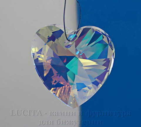 6228 Подвеска Сваровски Сердечко Crystal AB (28 мм) ()