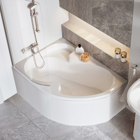 Ravak CI01000000 Ванна ROSA 140x105 L белая
