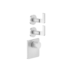 Gessi Inciso 58214#031 Встраиваемый термостатический смеситель на 2 источника, резьба 3/4