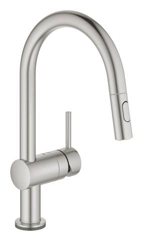GROHE Minta Touch 31358DC2 Смеситель для мойки с выдвижным изливом