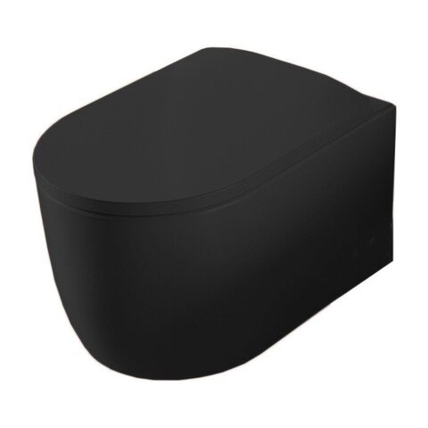 ArtCeram Monet MNV001 17 00 Унитаз подвесной (без сиденья), цвет: чёрный