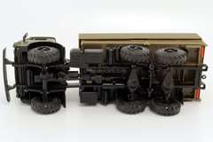 KAMAZ-4310 flatbed truck with awning khaki Elecon 1:43 used