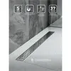 BelBagno BB-LD-UNO-60-CR Душевой лоток 60 см