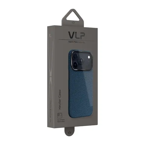 Чехол VLP Kevlar Case iPhone 18 Pro Max синий