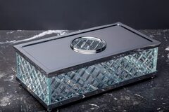 Boheme Murano Cristal 10231 Салфетница, цвет: хром фото