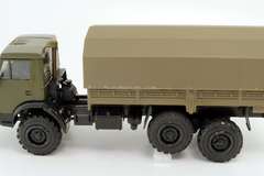 KAMAZ-4310 flatbed truck with awning khaki Elecon 1:43 used