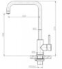 BelBagno BB-LAM03A-IN Смеситель для кухни, цвет: серый