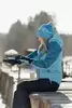 Мембранные варежки Nordski Arctic Membrane black-aquamarine - 4