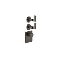 Gessi Inciso 58214#299 Встраиваемый термостатический смеситель на 2 источника, резьба 3/4