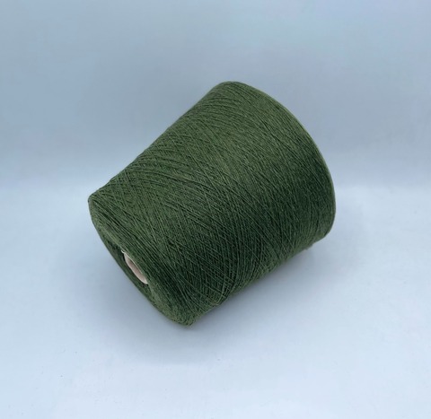 Бобинная пряжа (пр.Италия),1500м/100гр, 80%шерсть, 20%полиамид, цвет- Лиственница , арт.31592