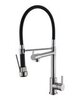 BelBagno BB-LAM50-IN Смеситель для кухни с поворотным и гибким изливом, цвет: серый