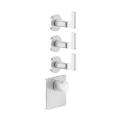 Gessi Inciso 58216#031 Встраиваемый термостатический смеситель на 3 источника, резьба 3/4