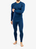 Мужское теплое термобелье комплект Brubeck Extreme Thermo blue - 1