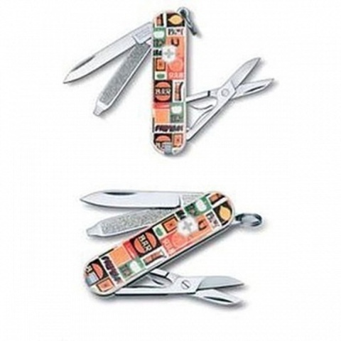 Нож-брелок Victorinox Classic LE 2011, 58 mm, Tropical Juice (0.6223.L1101)