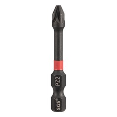Бита PZ2 х50мм Impact(ударная) S2 10шт SGS 6350-PZ2-IB-10