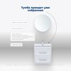 Aquanet 345364 Тумба с раковиной Бостон new 60 (Flat) цв.белый сатин (345364)
