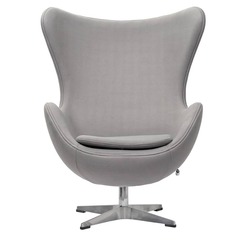 Кресло EGG CHAIR светло-серый кашемир