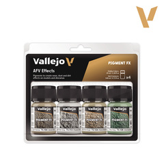 Набор красок Vallejo Pigments Set: AFV Effects