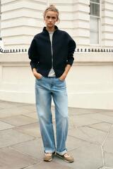ZARA БАЛЕТКИ BAREFOOT, ОЛИВКОВО-ЗЕЛЕНЫЙ