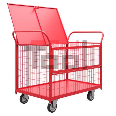 Контейнер мобильный с сетчатыми бортами КСМ 6 RT 200-Ч (800х1200) без крышки