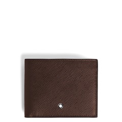 Бумажник из кожи Sartorial, эбеновый, 6cc