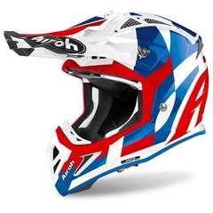 Шлем Airoh Aviator Ace Trick blue gloss размер L (59-60)