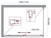 BelBagno Unique UNIQUE-AH-1-120/135-100-C-CR Душевой уголок прямоугольный, 120x100, цвет: хром