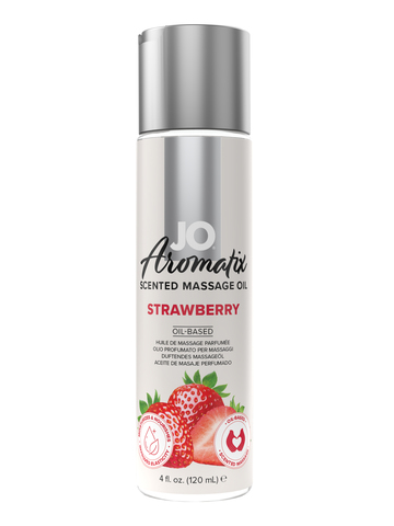 Массажное масло JO  - Aromatix - Massage Oil - Strawberry - 120мл.