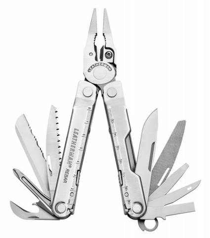 Мультитул Leatherman Rebar (831560) 101.6мм 17функций серебристый карт.коробка