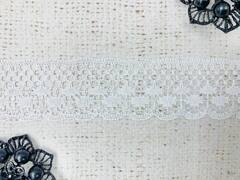 Кружево капрон, ш. 3,2 см, белый